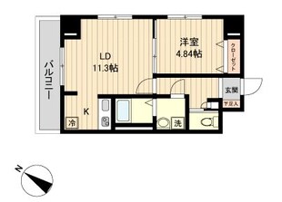 陸前高砂駅 徒歩5分 8階の物件間取画像